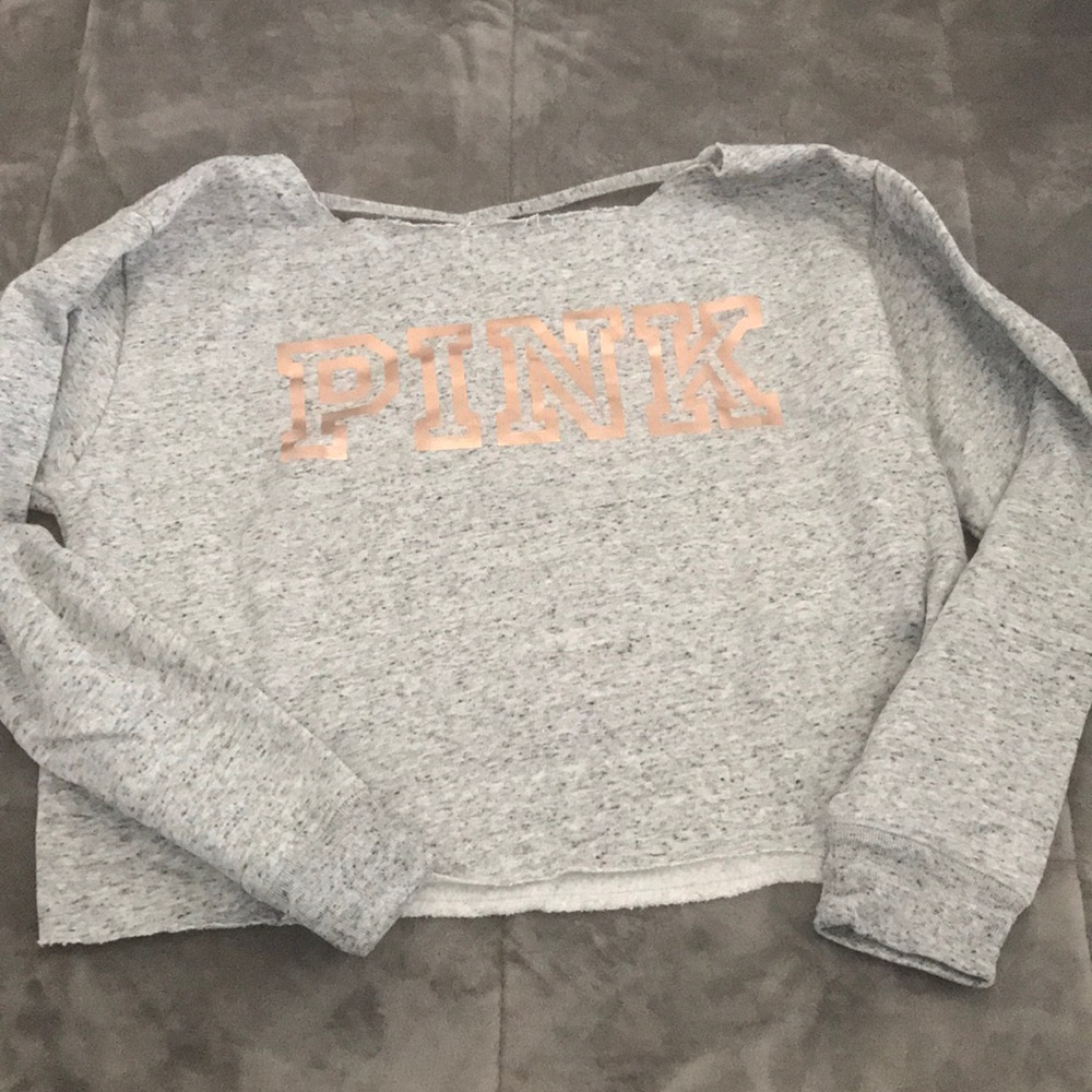 Cropped PINK sweater. *Like NEW*